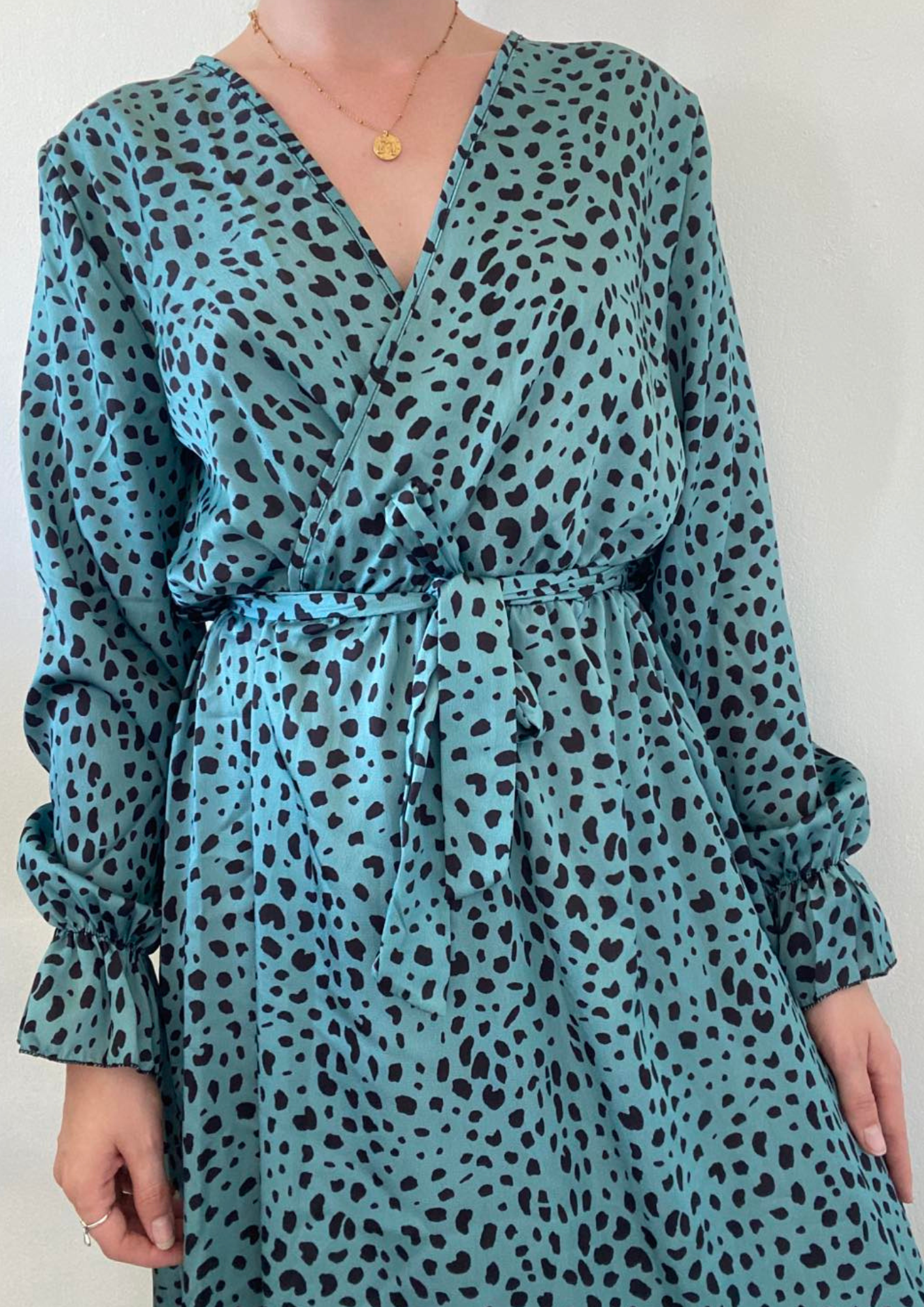 Robe à imprimé léopard