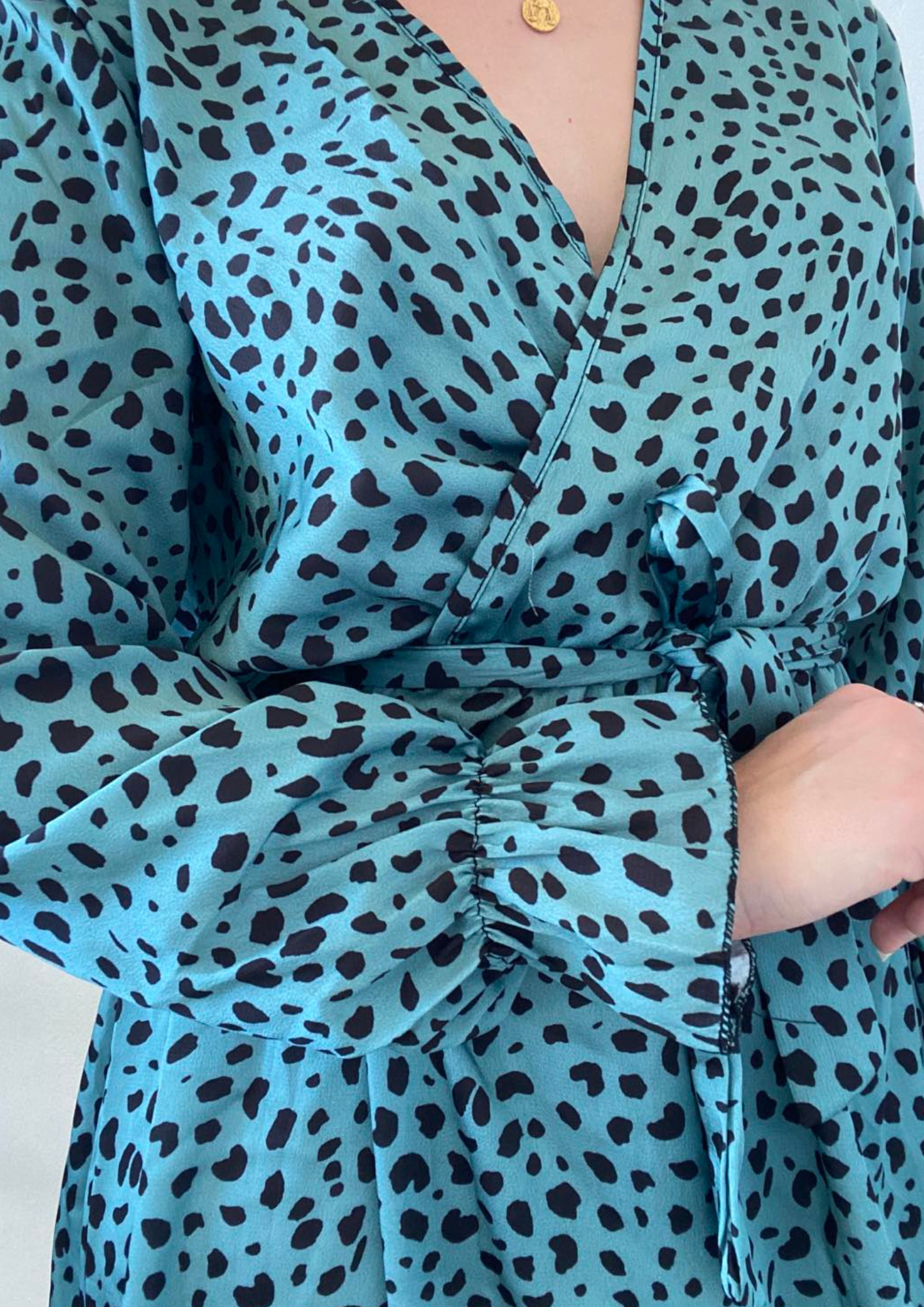 Robe à imprimé léopard