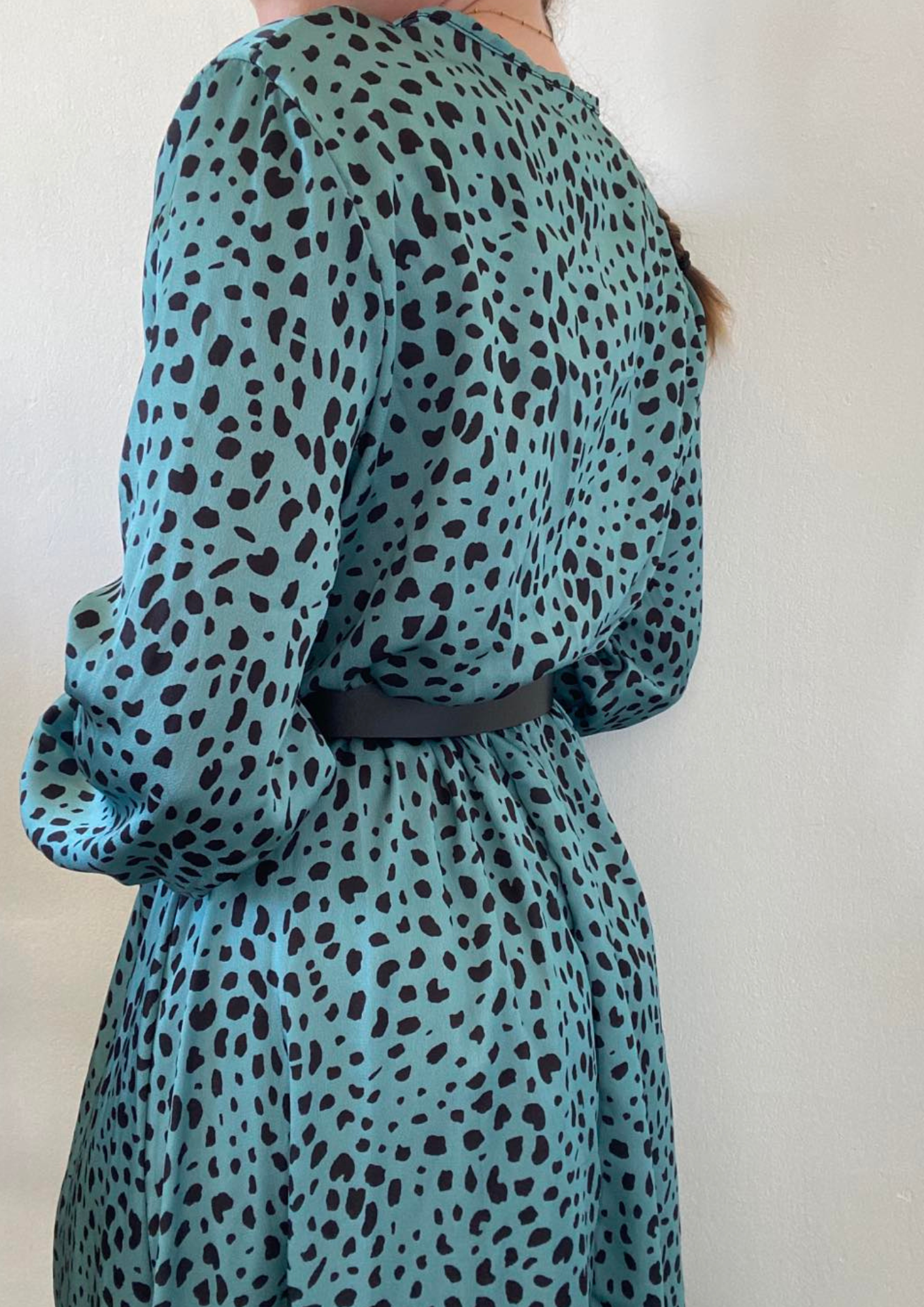 Robe à imprimé léopard