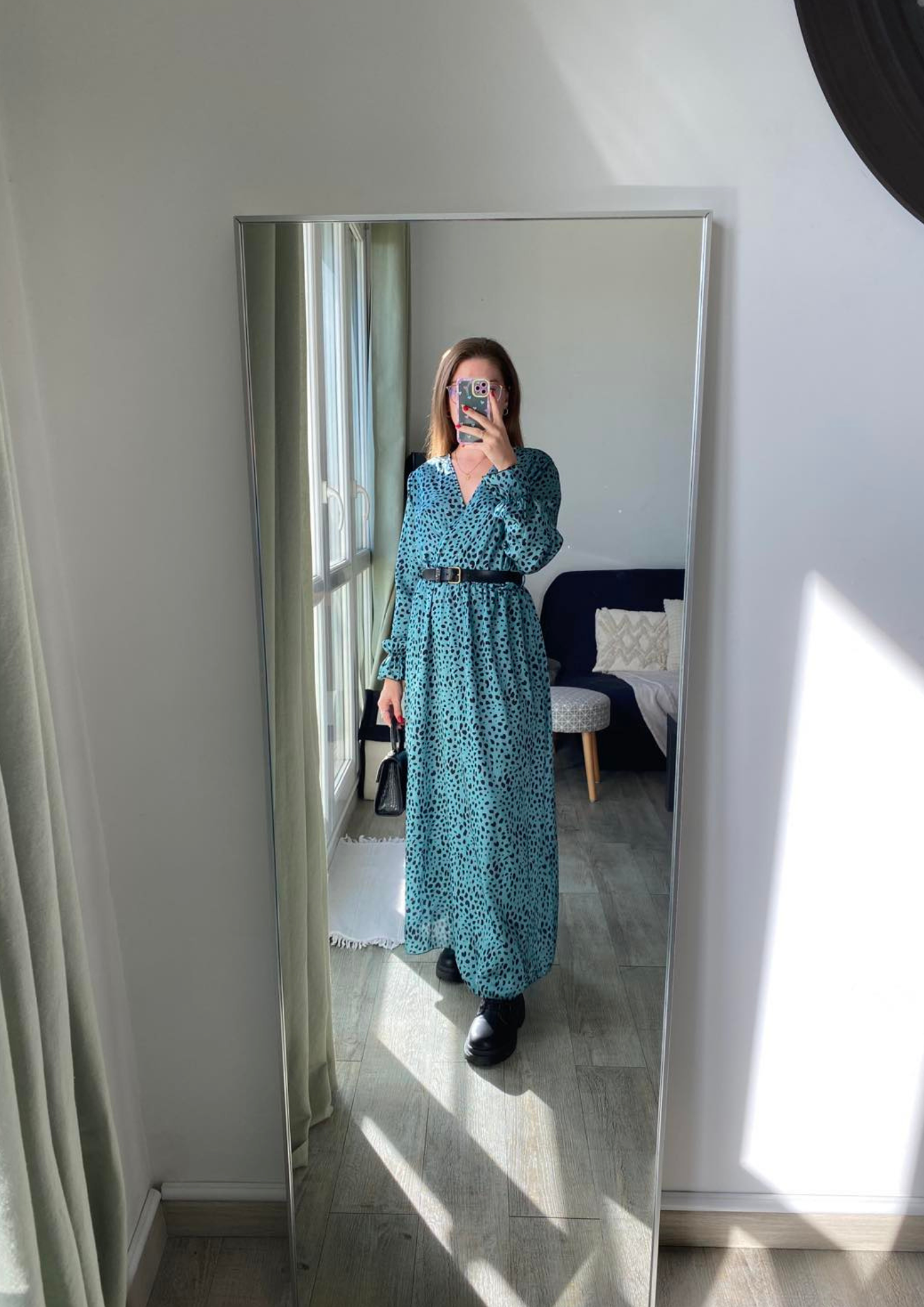Robe à imprimé léopard