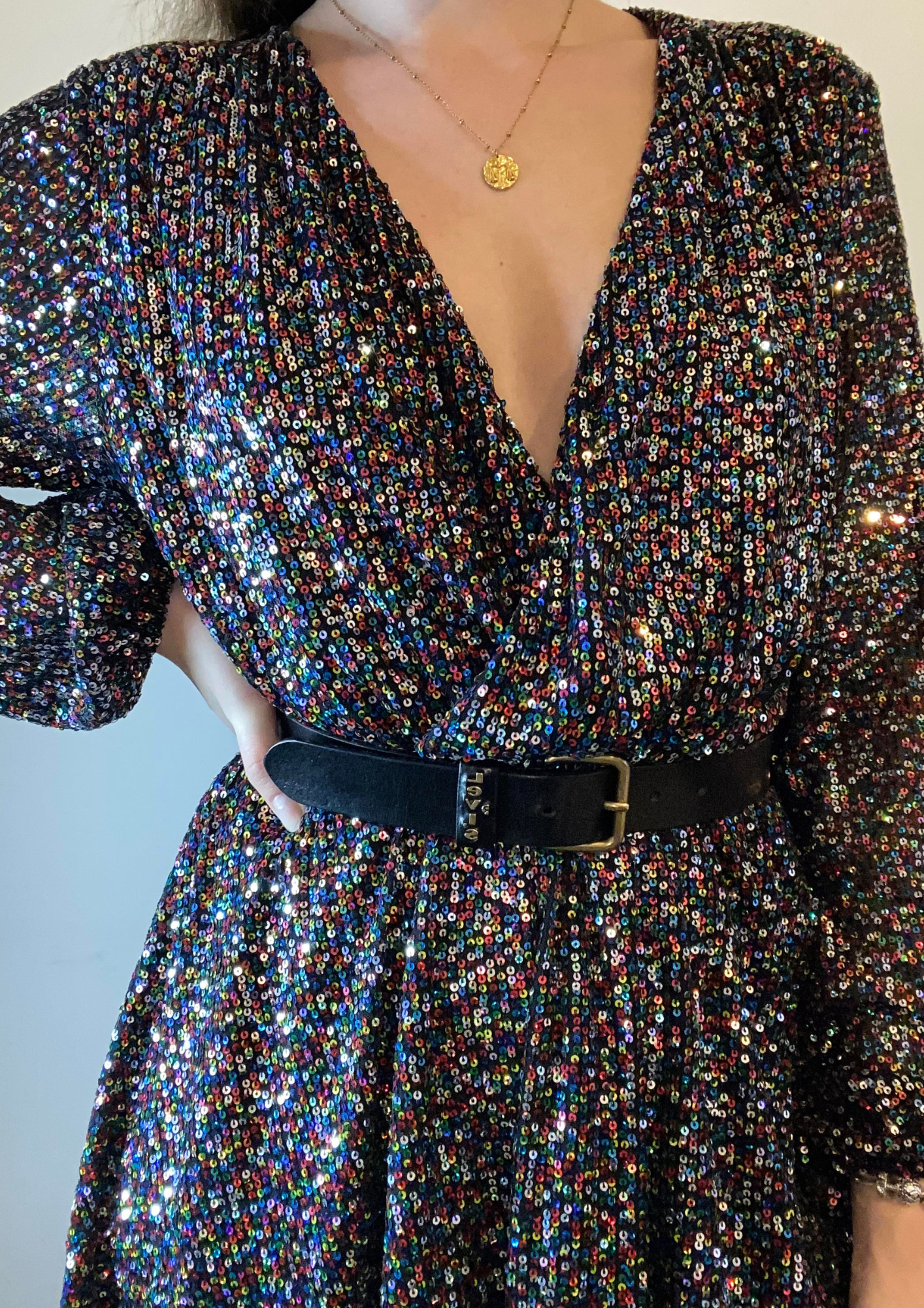 Robe à sequins