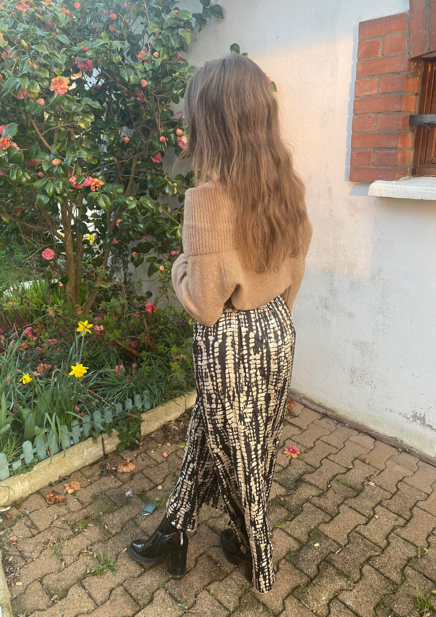 Pull col bateau camel