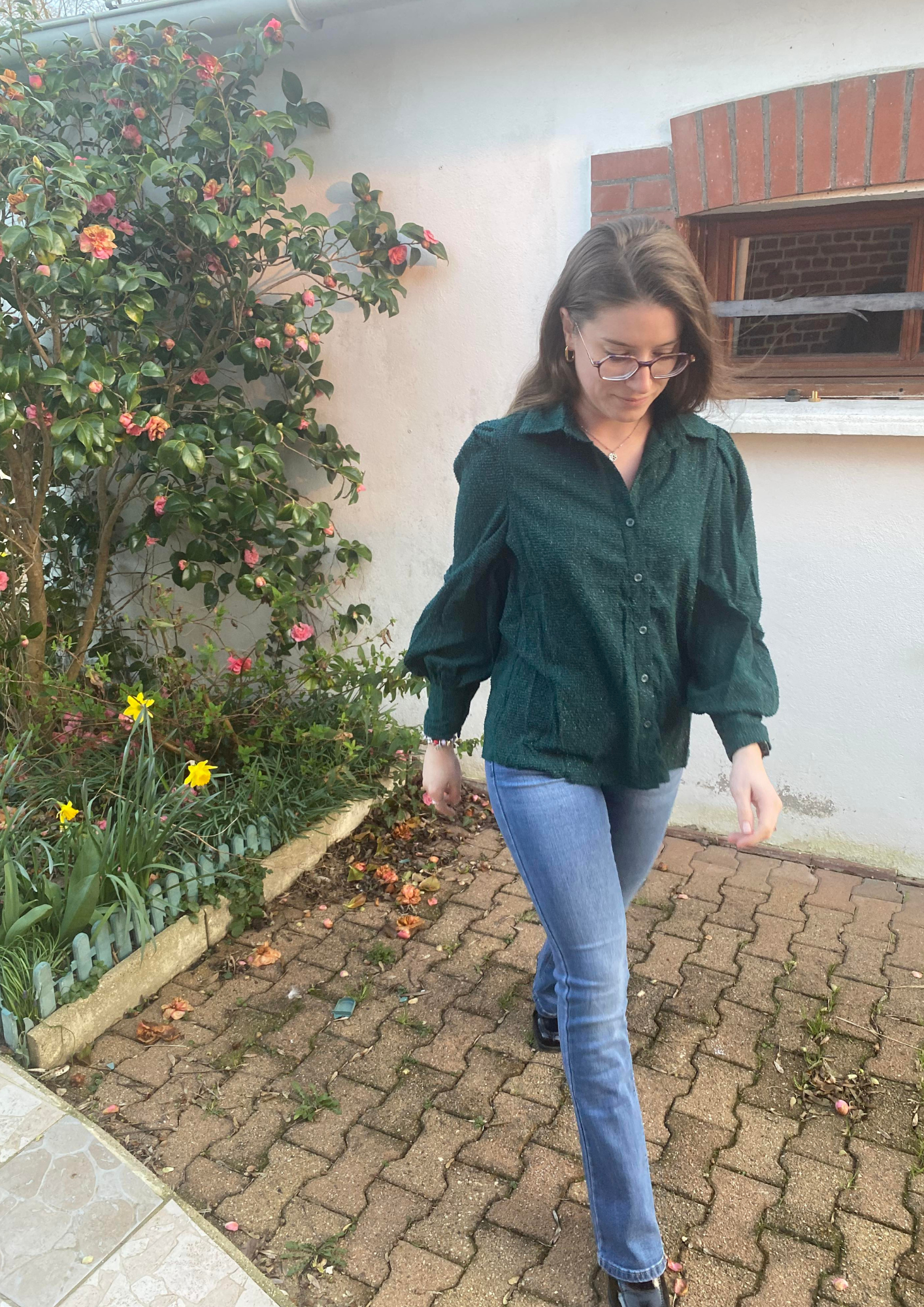 Chemise verte