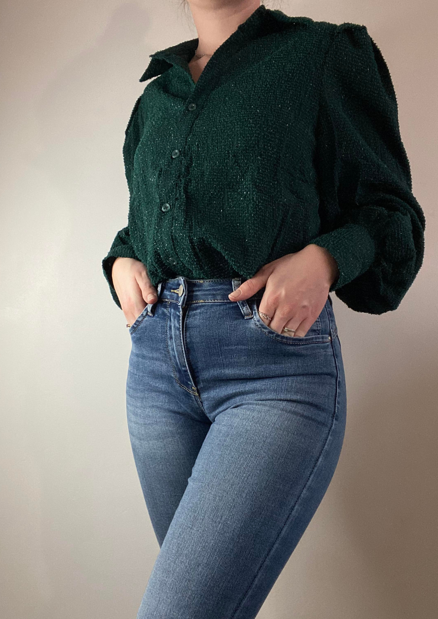 Chemise verte