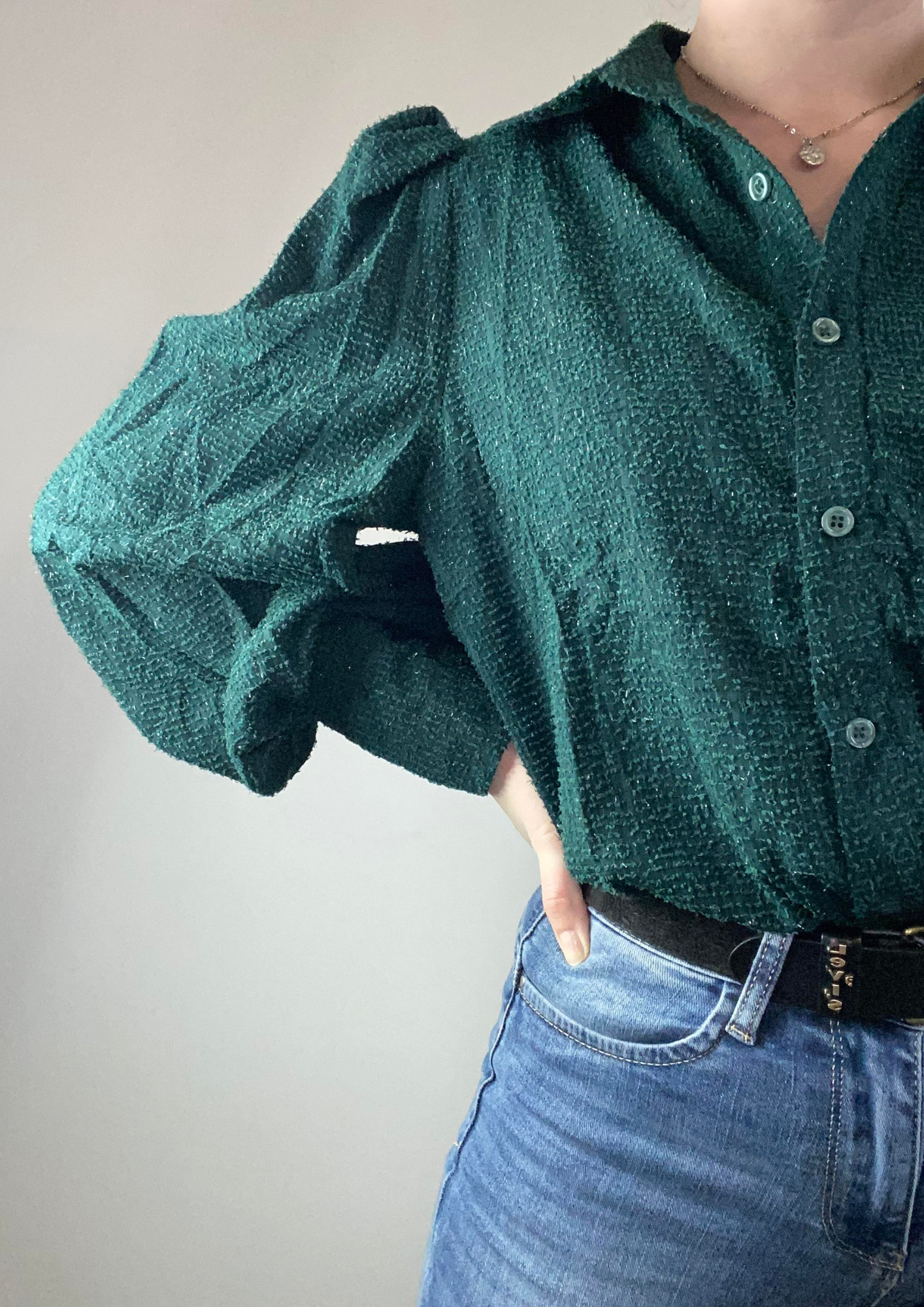 Chemise verte