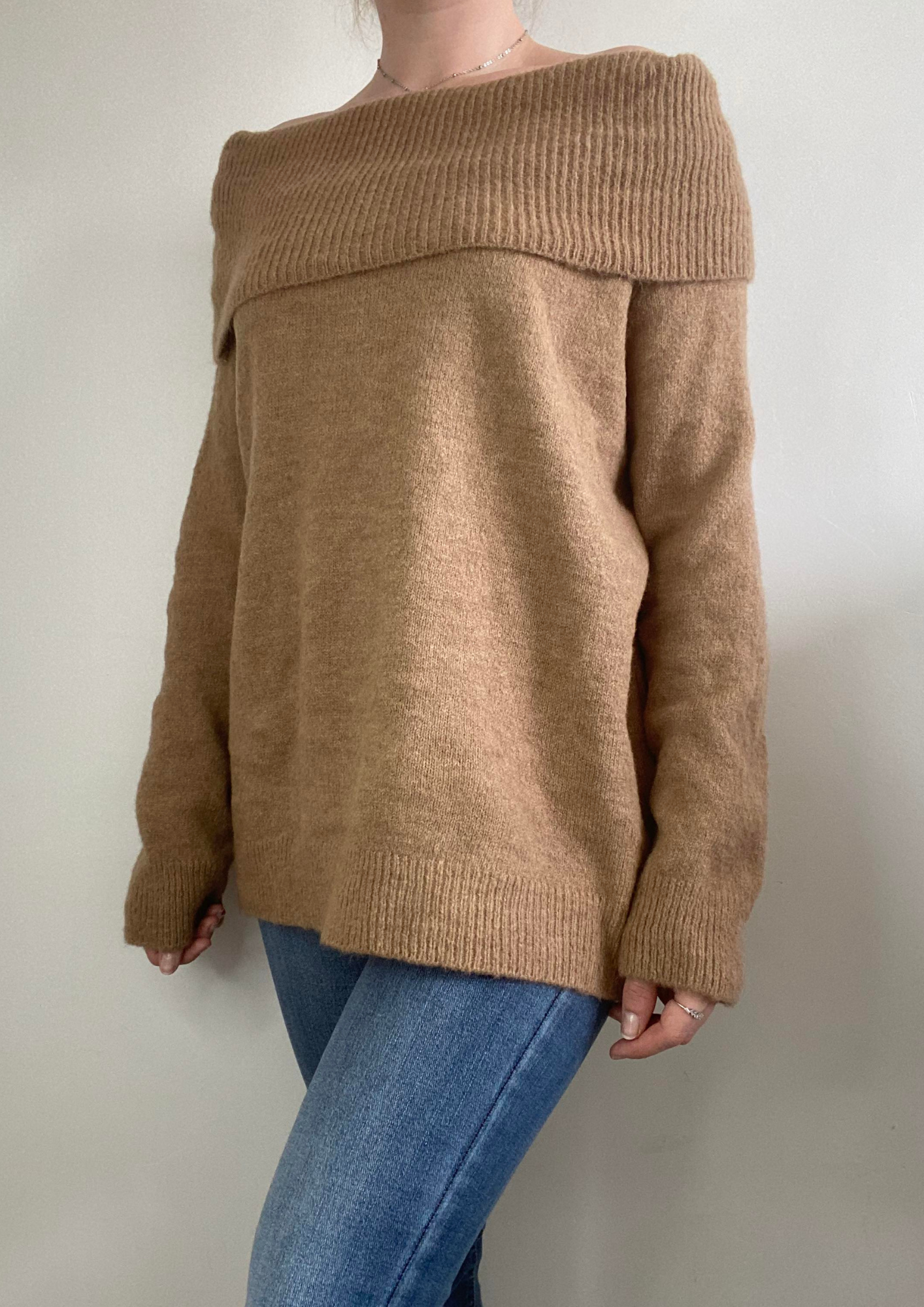 Pull col bateau camel