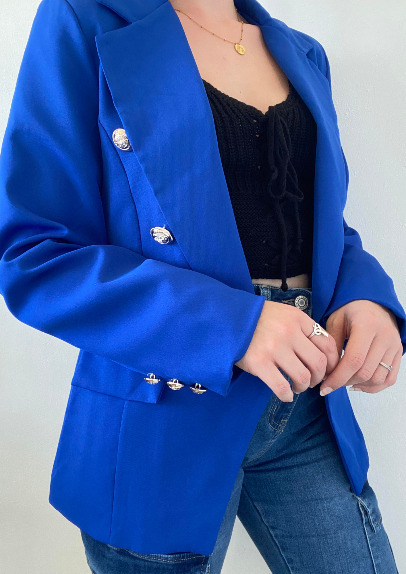 Blazer bleu roi