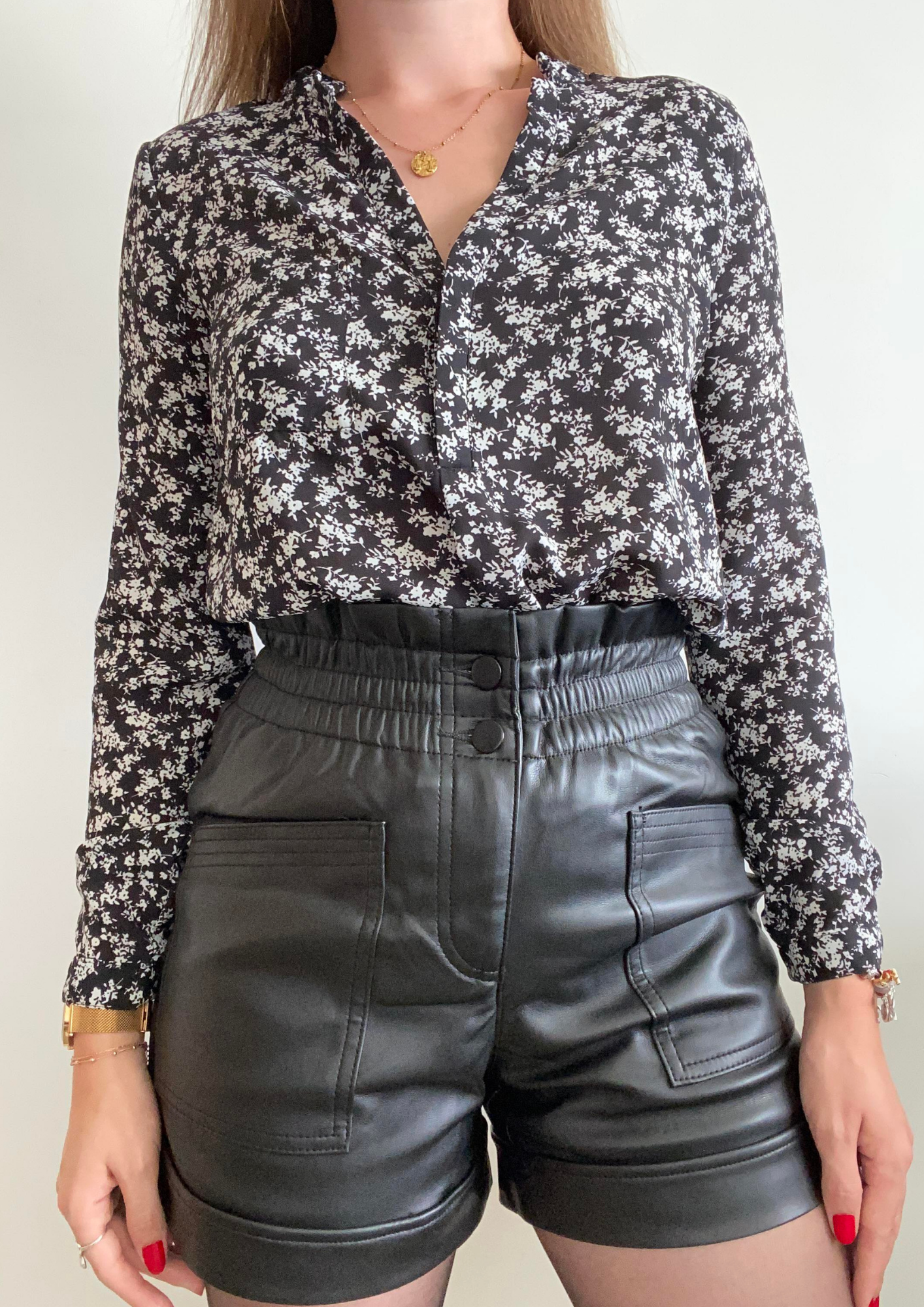 Short simili cuir
