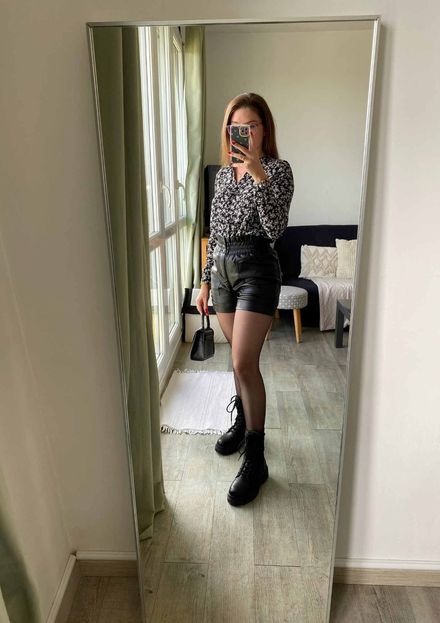 Short simili cuir