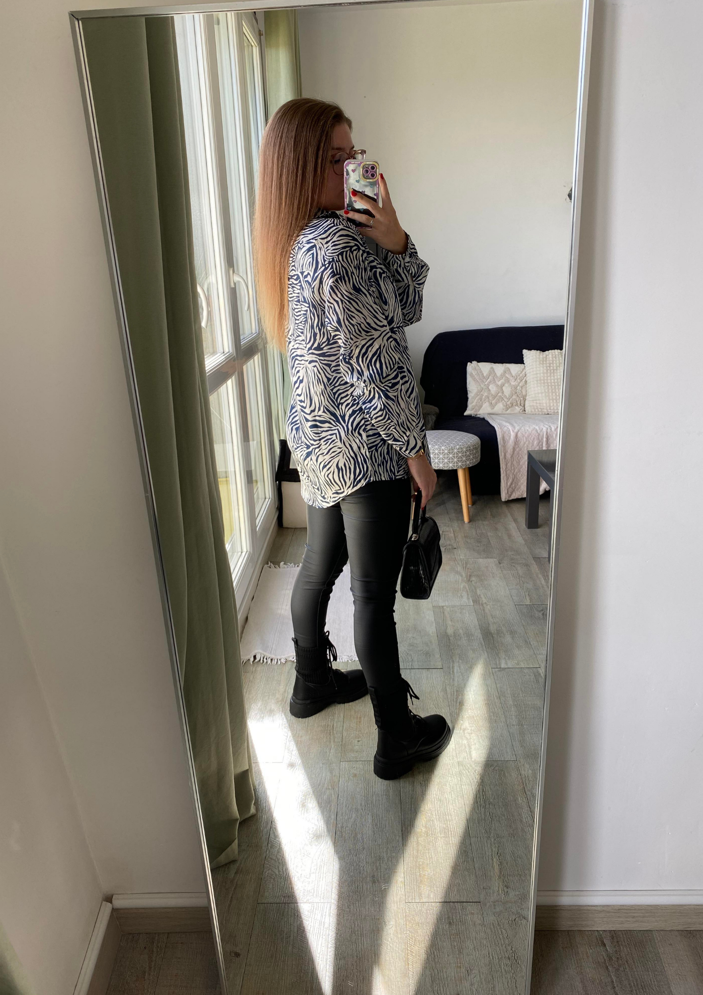 Chemise à imprimé zèbre