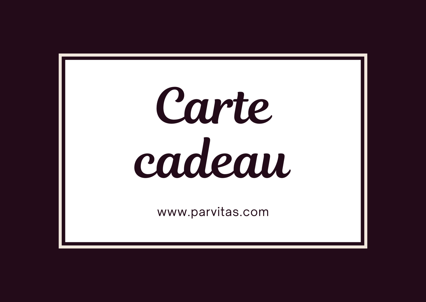 Carte cadeau