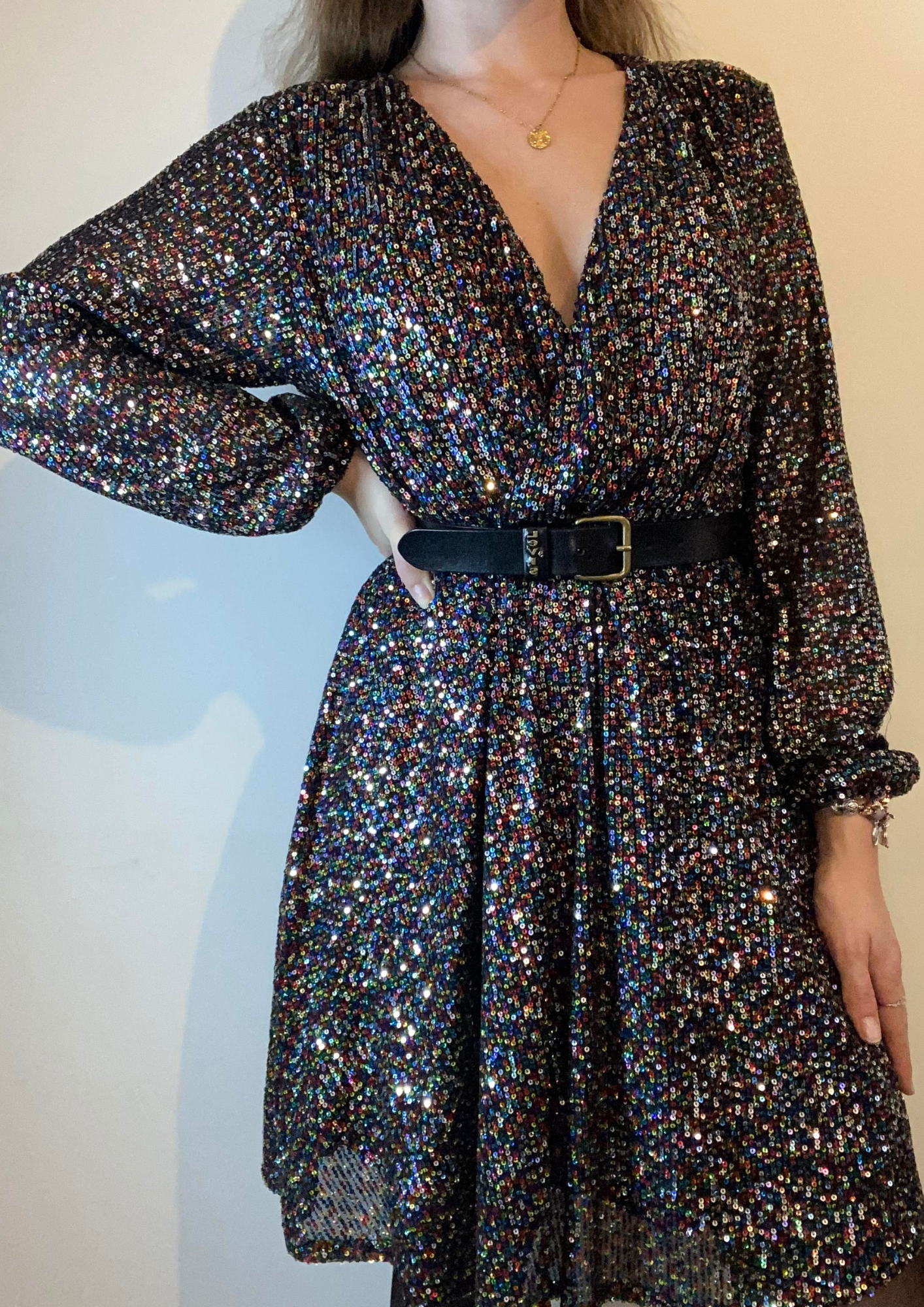 Robe à sequins