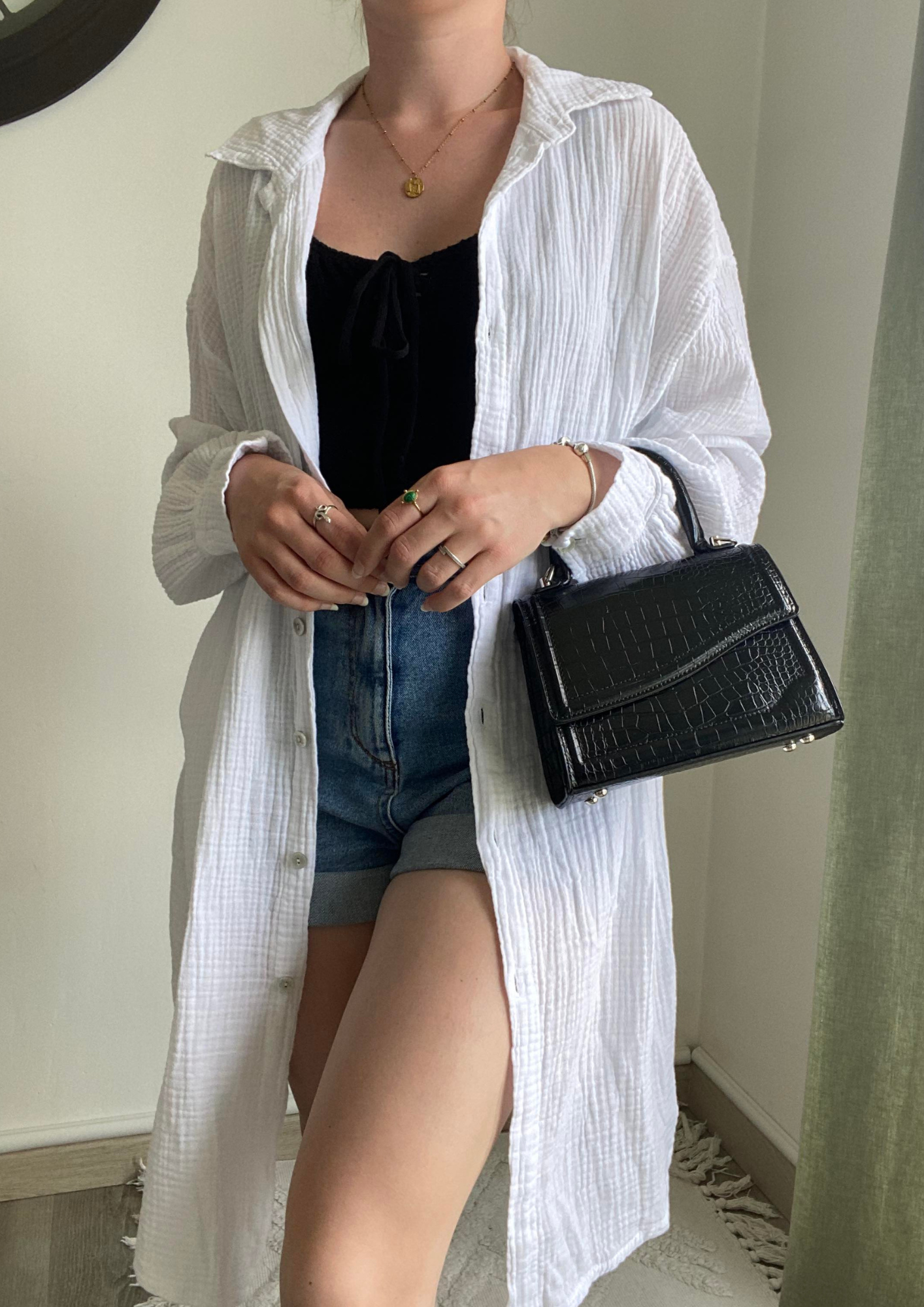 Chemise en gaze de coton