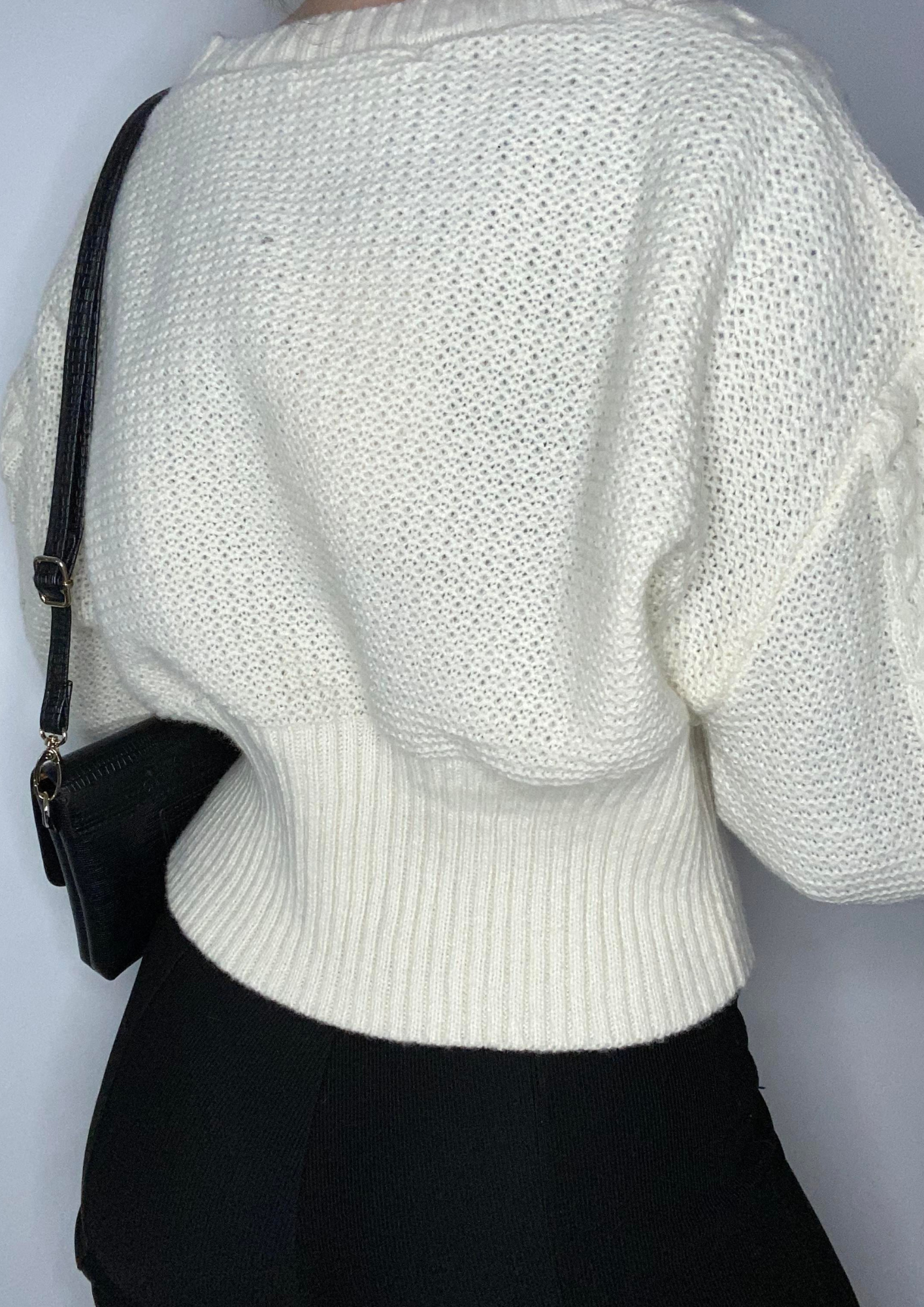 Pull torsadé beige