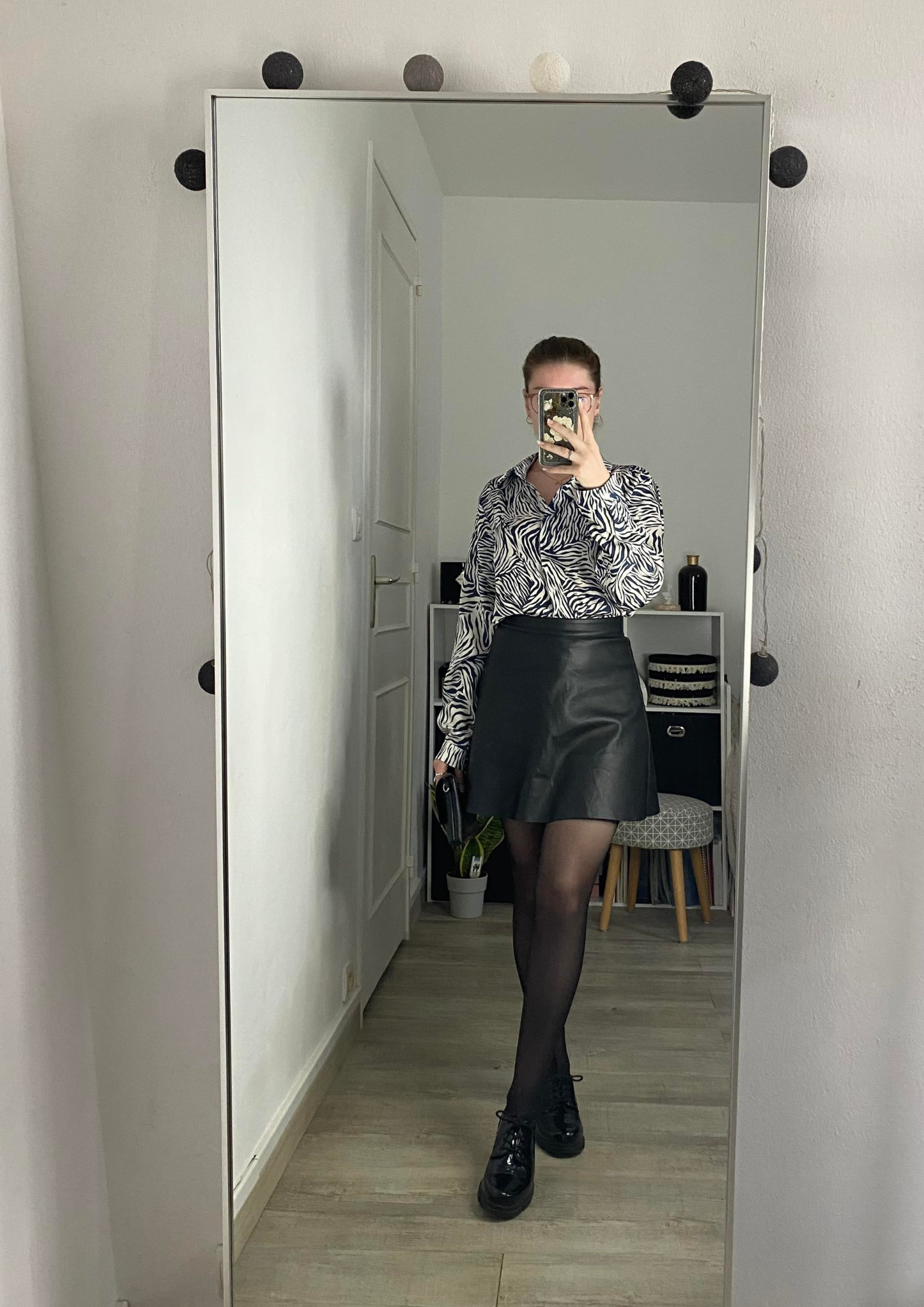 Chemise à imprimé zèbre