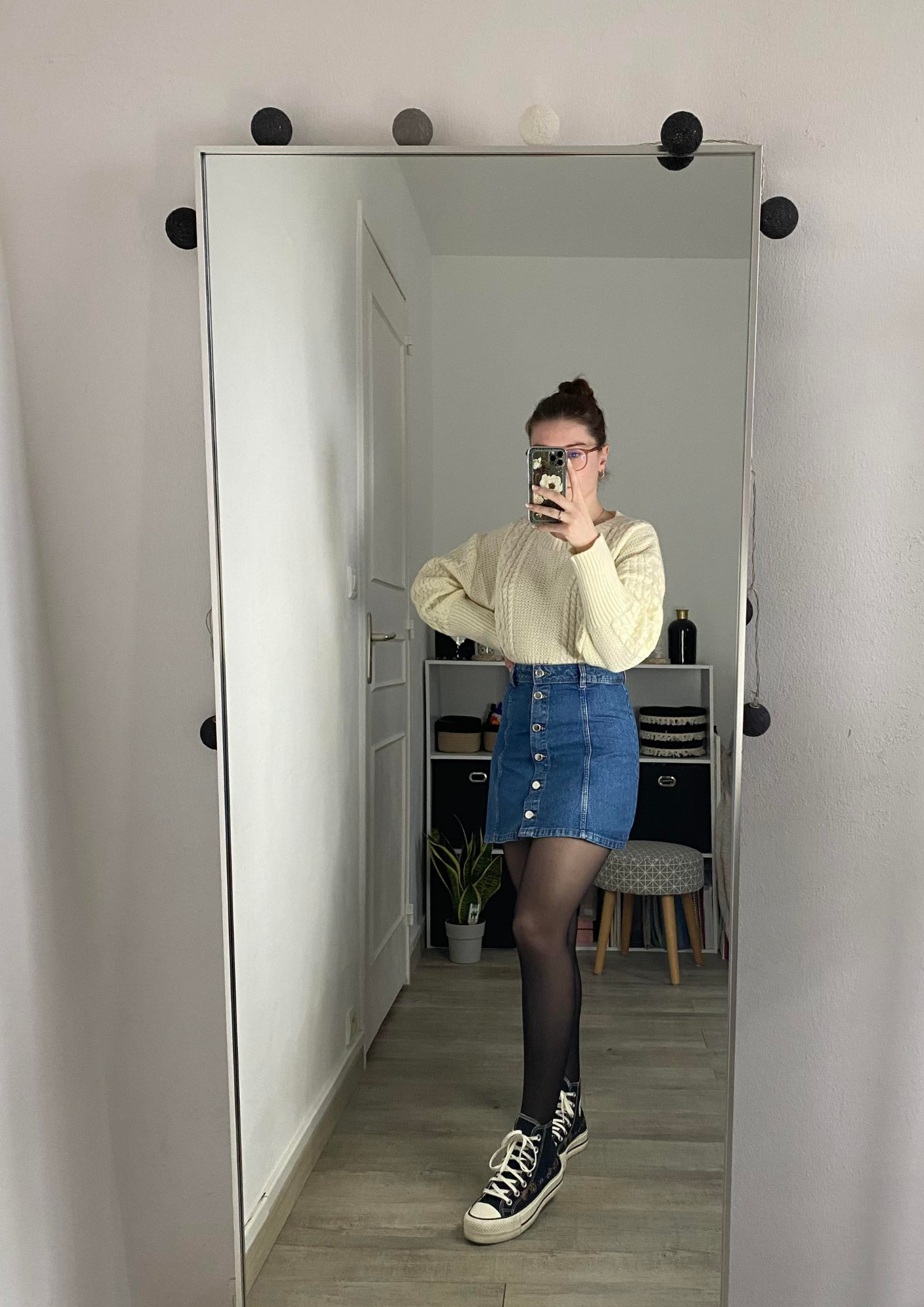 Pull torsadé beige