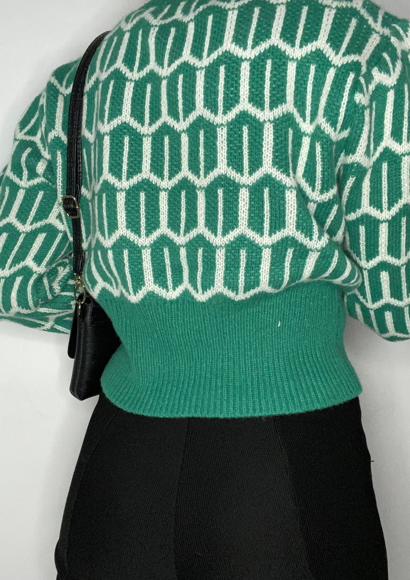 Pull Jacquard vert