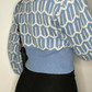Pull Jacquard bleu